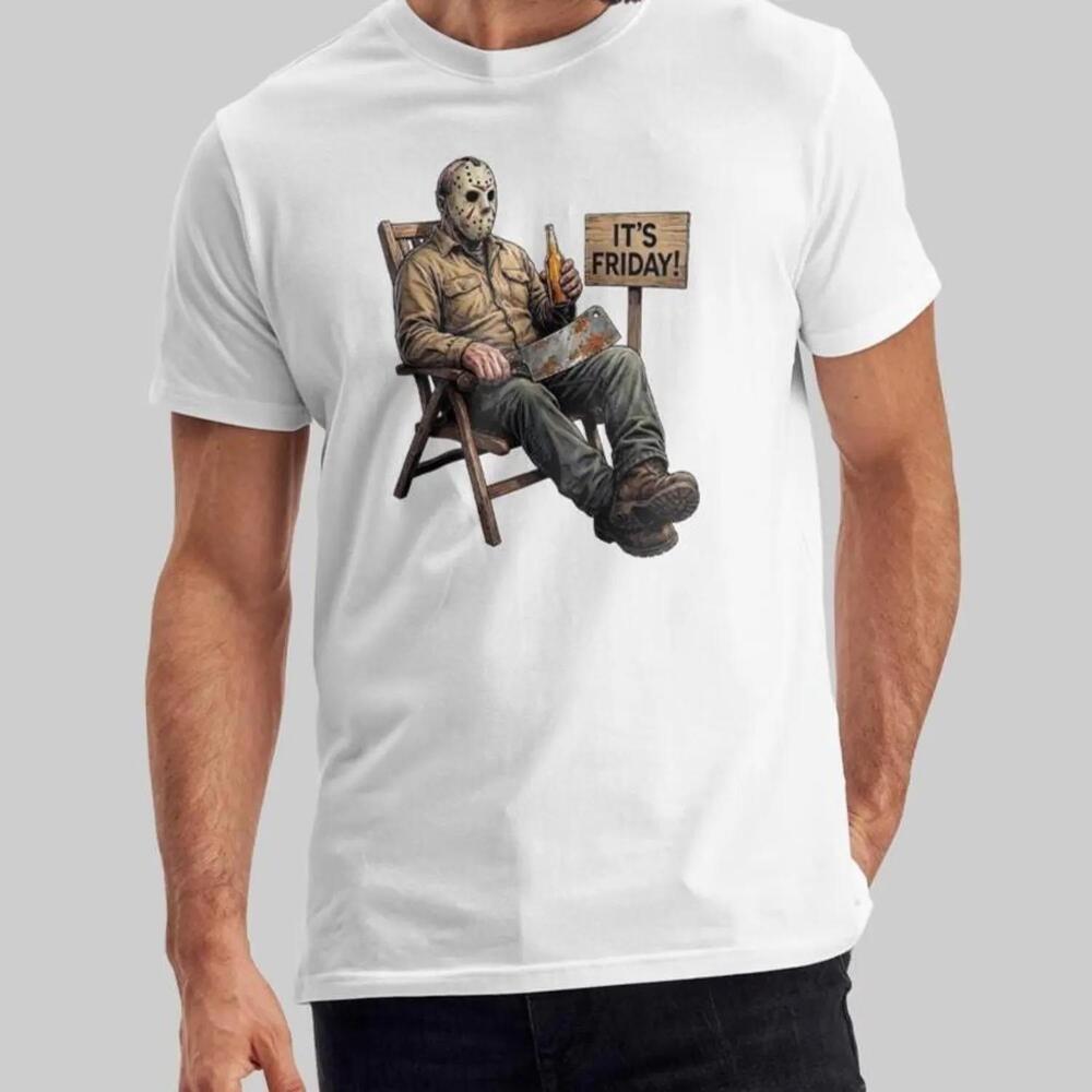 It_S Friday, Horror Meme Mask Design For Weekend Lovers, Tee